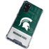 Michigan State University Jersey Split Galaxy S20 FE Clear Case
